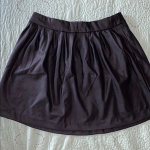 Faux Leather Skirt
